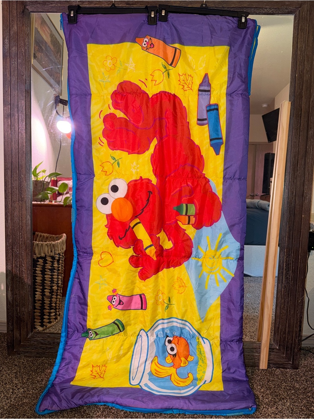 Elmo Kids Sleeping Bag - Red & Yellow